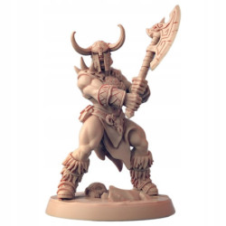 AG Barbarian Female Armored Axe