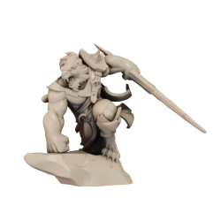 CnP Catfolk Barbarian C