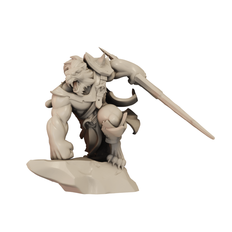 CnP Catfolk Barbarian C