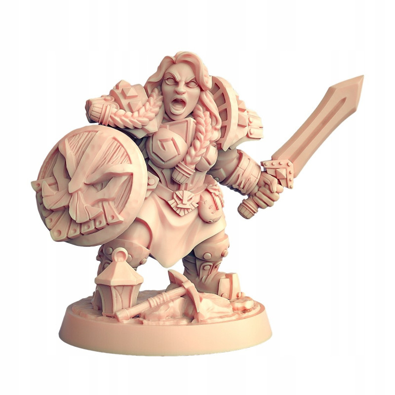 AG Dwarf Defender Female Sword