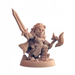 AG Gnome Female Barbarian