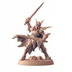 AG Vampire Attacking 2 Swords Armored